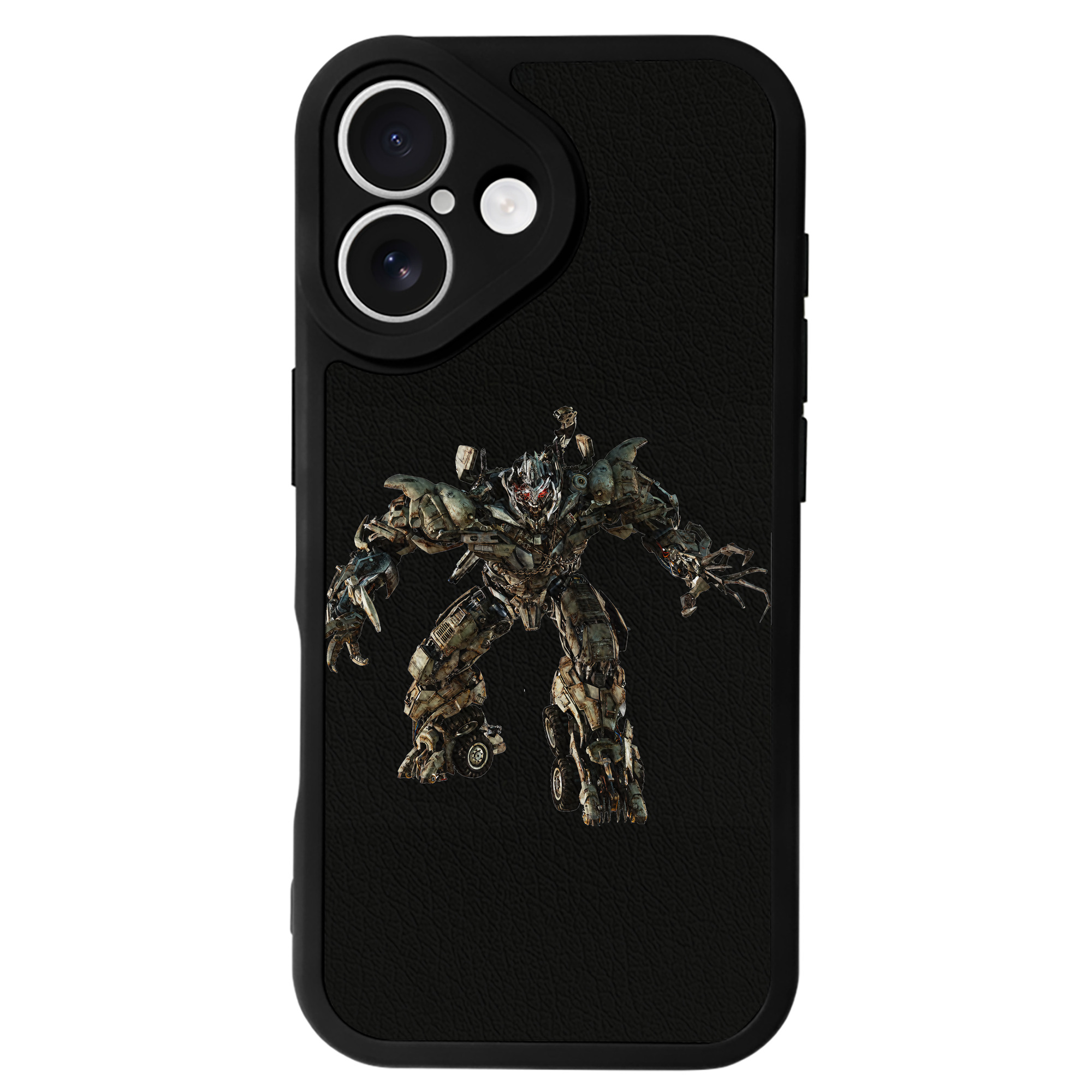 （画像用） Transformers トランスフォーマー 【iPhone 16シリーズ対応】シリコンスマホケース（レザー調） 材質：シリコン